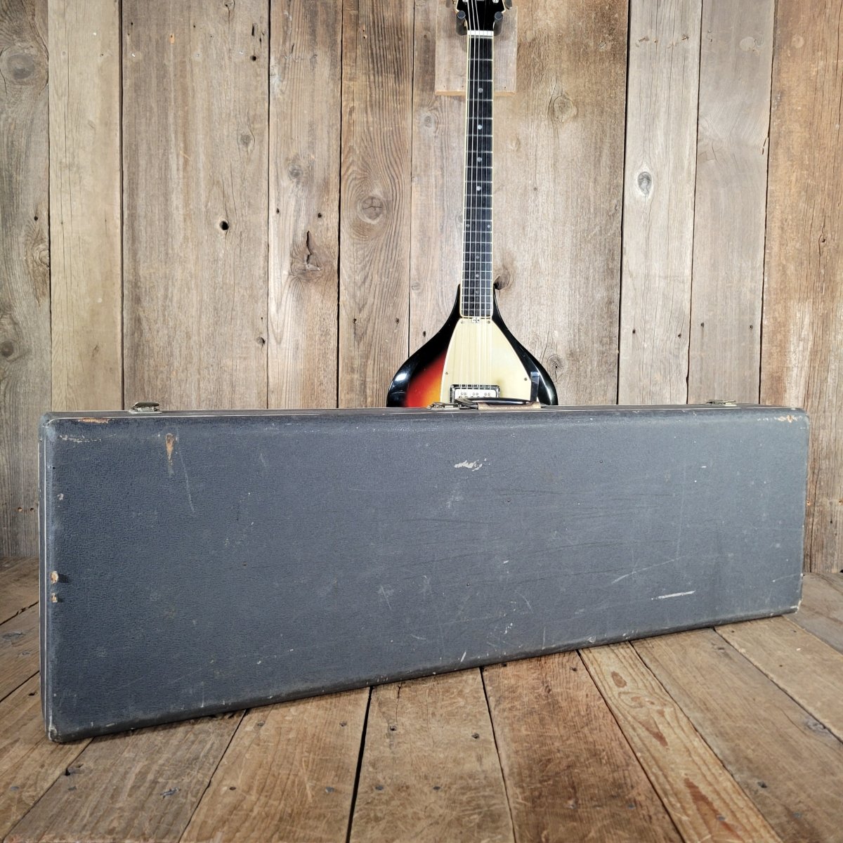 EKO Rocket Rokes Model VI Sunburst 1960s – Vintage Italian Electric Guitar with Original Case - Mahar's Vintage Guitars