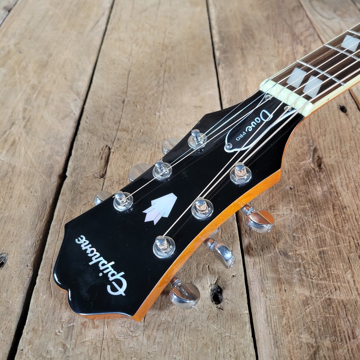 Epiphone Dove Pro VB Acoustic Electric Guitar 2013 with Original Case - Mahar's Vintage Guitars