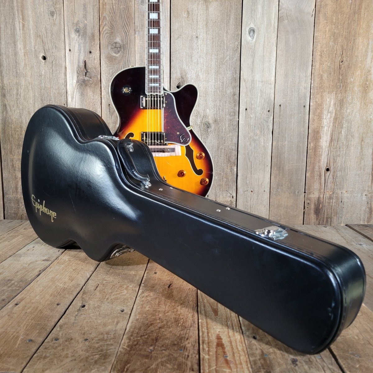 Epiphone Emperor II “Joe Pass” Archtop 2011 – Sunburst, Mint Condition, Original Hardshell Case - Mahar's Vintage Guitars