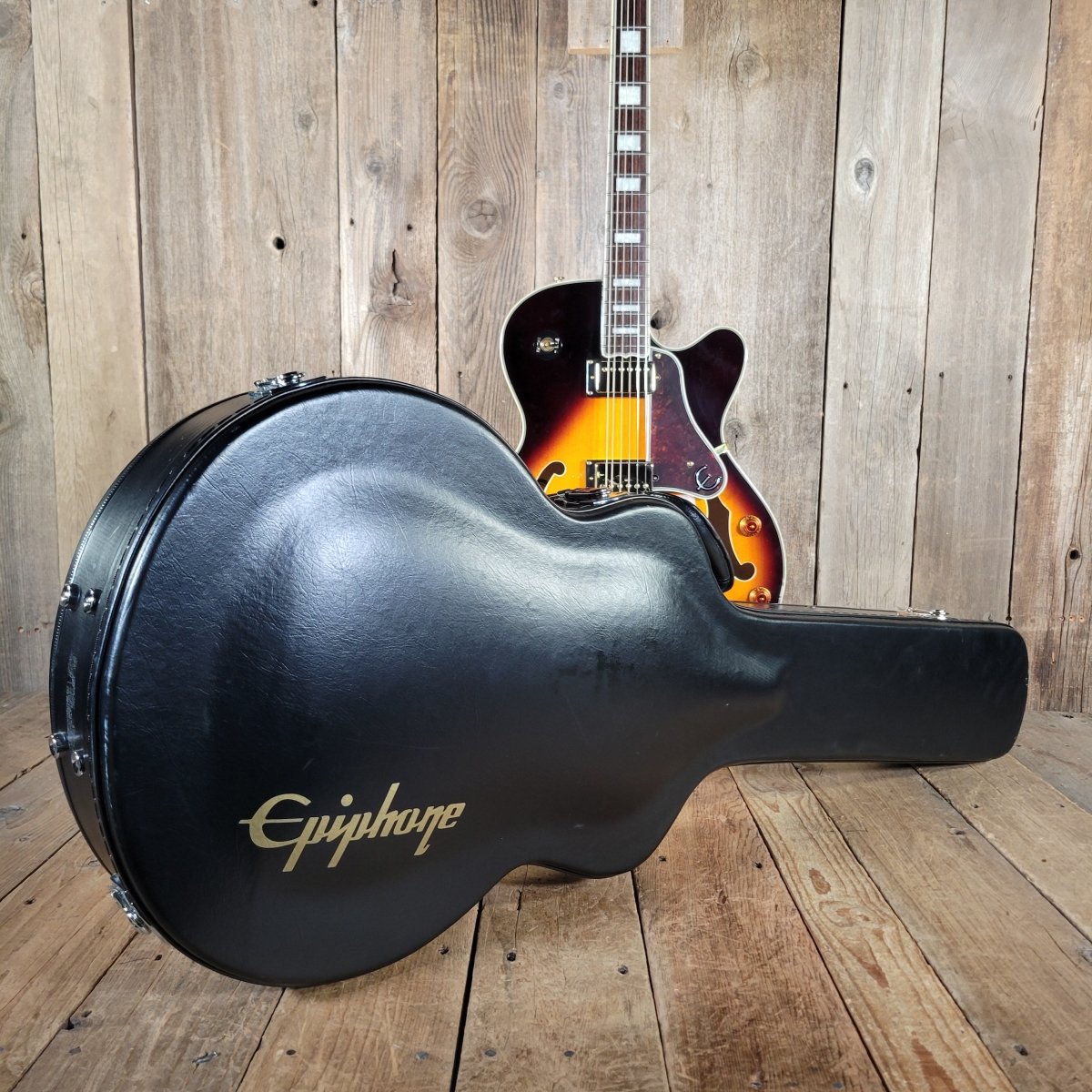 Epiphone Emperor II “Joe Pass” Archtop 2011 – Sunburst, Mint Condition, Original Hardshell Case - Mahar's Vintage Guitars