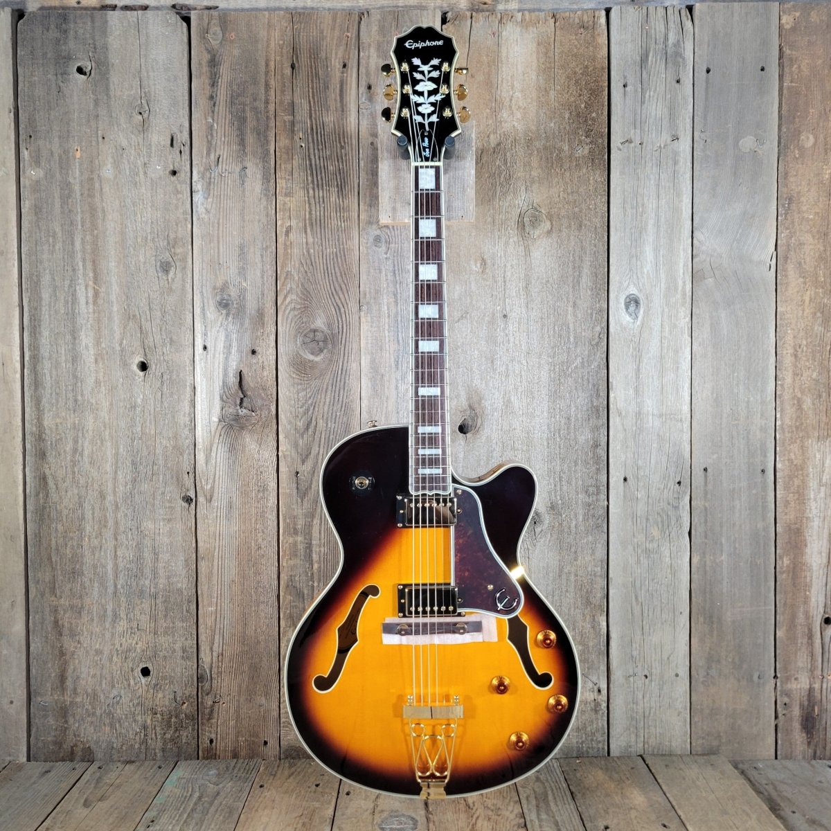 Epiphone Emperor II “Joe Pass” Archtop 2011 – Sunburst, Mint Condition, Original Hardshell Case - Mahar's Vintage Guitars