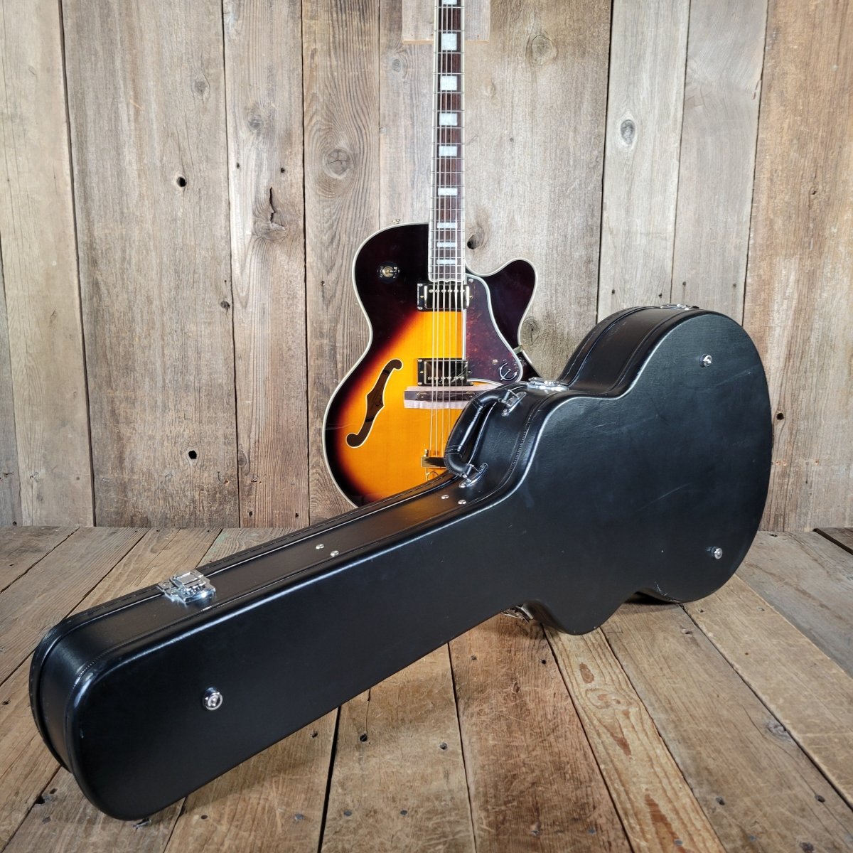 Epiphone Emperor II “Joe Pass” Archtop 2011 – Sunburst, Mint Condition, Original Hardshell Case - Mahar's Vintage Guitars