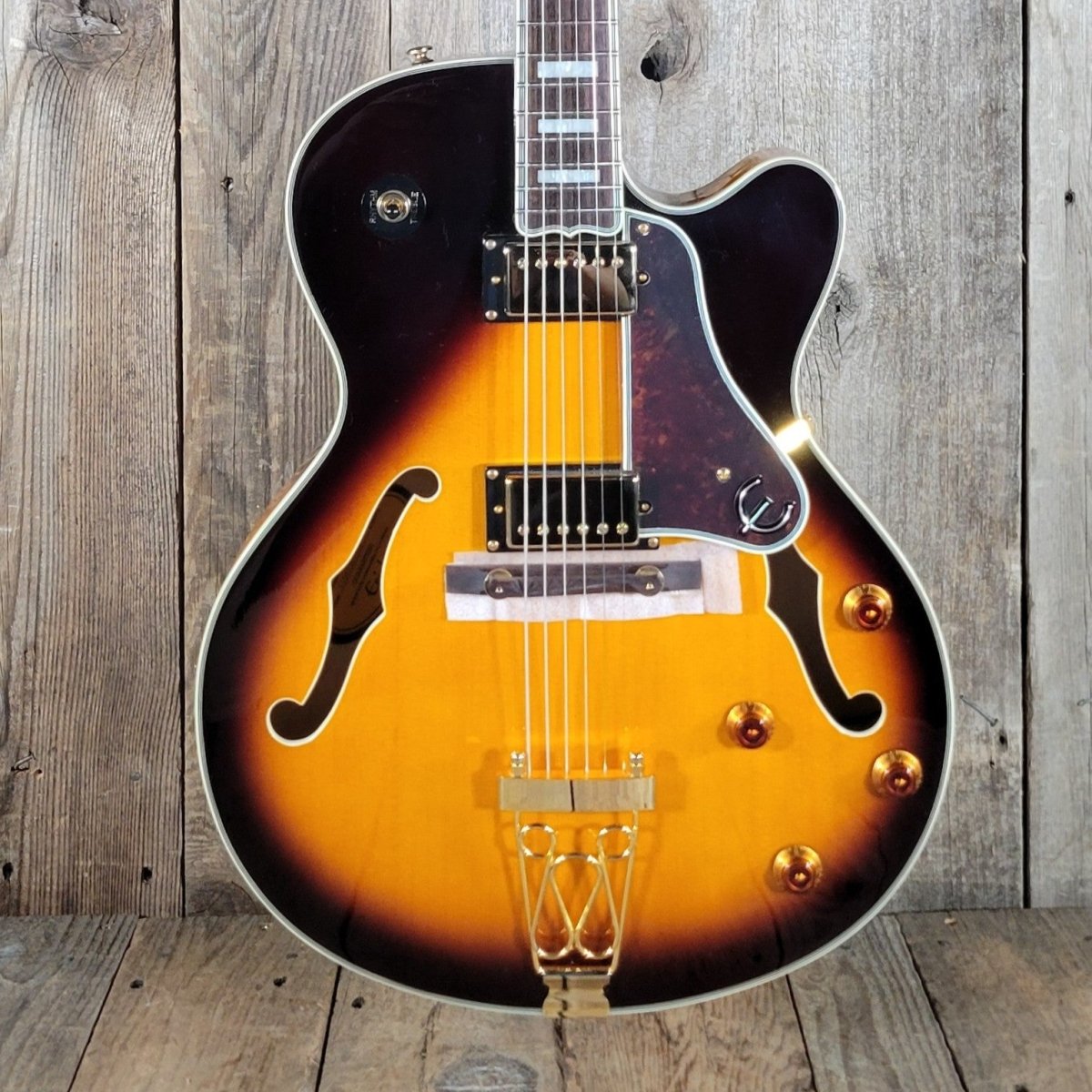 Epiphone Emperor II “Joe Pass” Archtop 2011 – Sunburst, Mint Condition, Original Hardshell Case - Mahar's Vintage Guitars