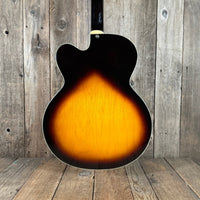 Epiphone Emperor Regent 2006 – Archtop Jazz Guitar, Antique Sunburst, Floating Mini - Humbucker Korea - Mahar's Vintage Guitars