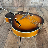 Epiphone Emperor Regent 2006 – Archtop Jazz Guitar, Antique Sunburst, Floating Mini - Humbucker Korea - Mahar's Vintage Guitars
