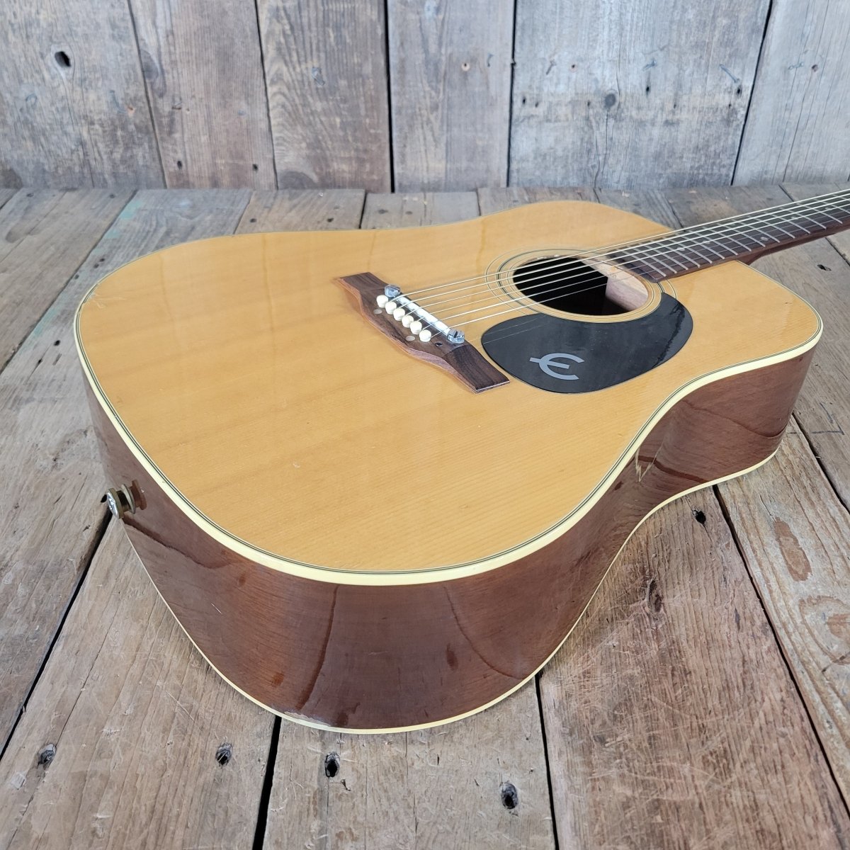 Epiphone FT - 145 1970s – Made in Japan, Vintage Acoustic with Original Hard Case - Mahar's Vintage Guitars