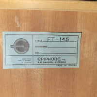 Epiphone FT - 145 1970s – Made in Japan, Vintage Acoustic with Original Hard Case - Mahar's Vintage Guitars