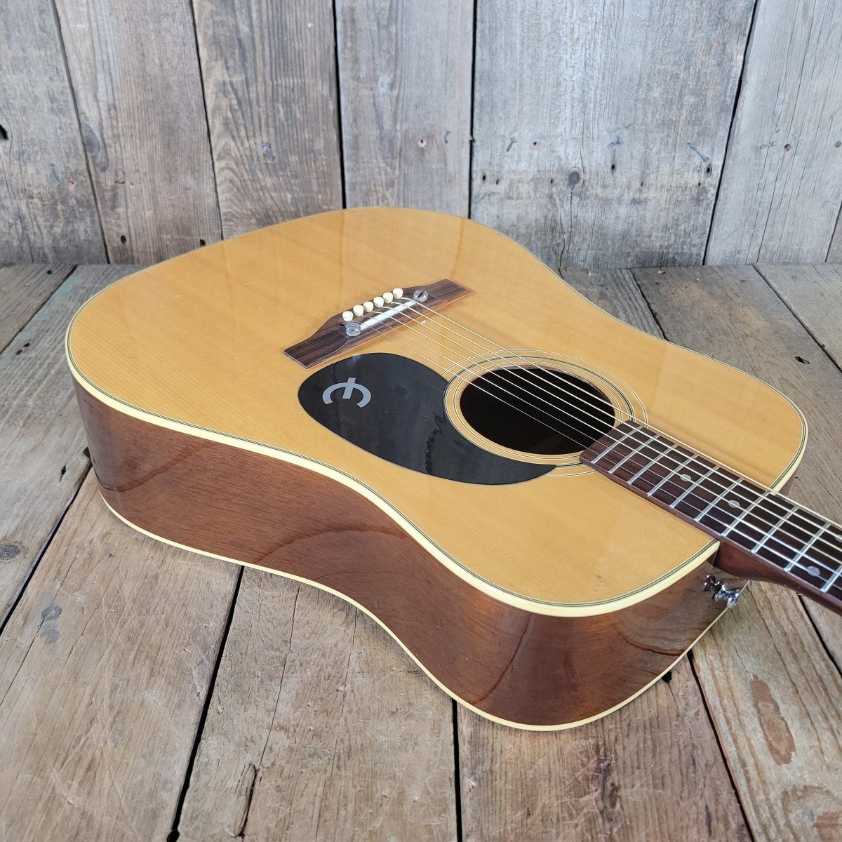 Epiphone FT - 145 1970s – Made in Japan, Vintage Acoustic with Original Hard Case - Mahar's Vintage Guitars