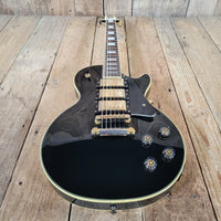 Epiphone Les Paul Custom Ebony 3 Pickup 2011 with hard shell case - Mahar's Vintage Guitars