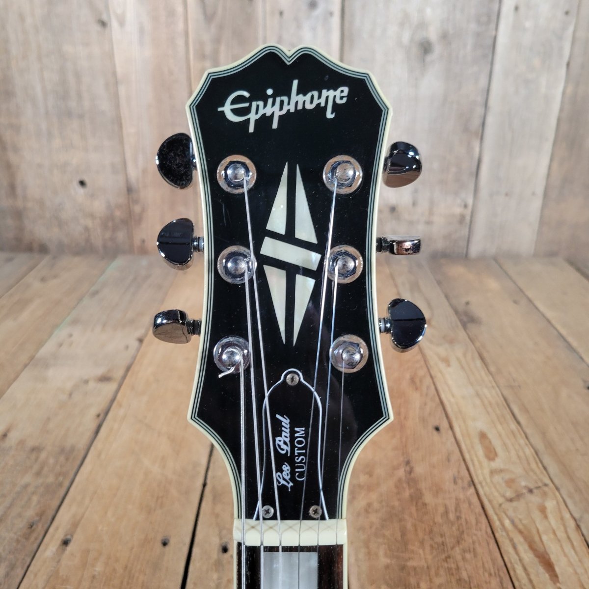 Epiphone Les Paul Custom Limited Edition Silverburst 2008 – Original Limited Run - Mahar's Vintage Guitars