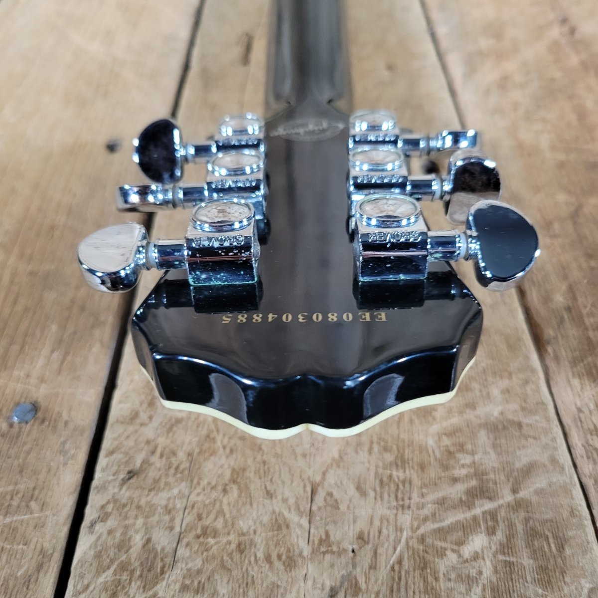 Epiphone Les Paul Custom Limited Edition Silverburst 2008 – Original Limited Run - Mahar's Vintage Guitars