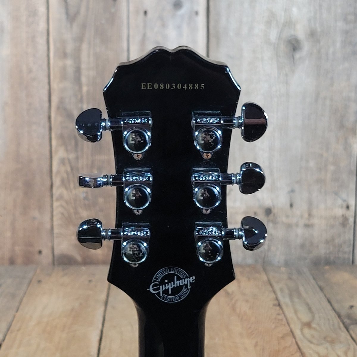 Epiphone Les Paul Custom Limited Edition Silverburst 2008 – Original Limited Run - Mahar's Vintage Guitars