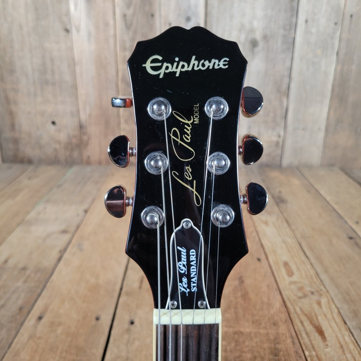 Epiphone Les Paul Standard Flame Top Amber 2011 – Original Case, Mint Condition - Mahar's Vintage Guitars