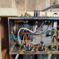 Fender 1958 Deluxe 5E3 Tweed with Factory 1963 White Tolex Recover - Mahar's Vintage Guitars