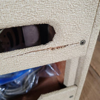 Fender 1958 Deluxe 5E3 Tweed with Factory 1963 White Tolex Recover - Mahar's Vintage Guitars