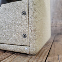 Fender 1958 Deluxe 5E3 Tweed with Factory 1963 White Tolex Recover - Mahar's Vintage Guitars