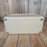 Fender 1958 Deluxe 5E3 Tweed with Factory 1963 White Tolex Recover - Mahar's Vintage Guitars
