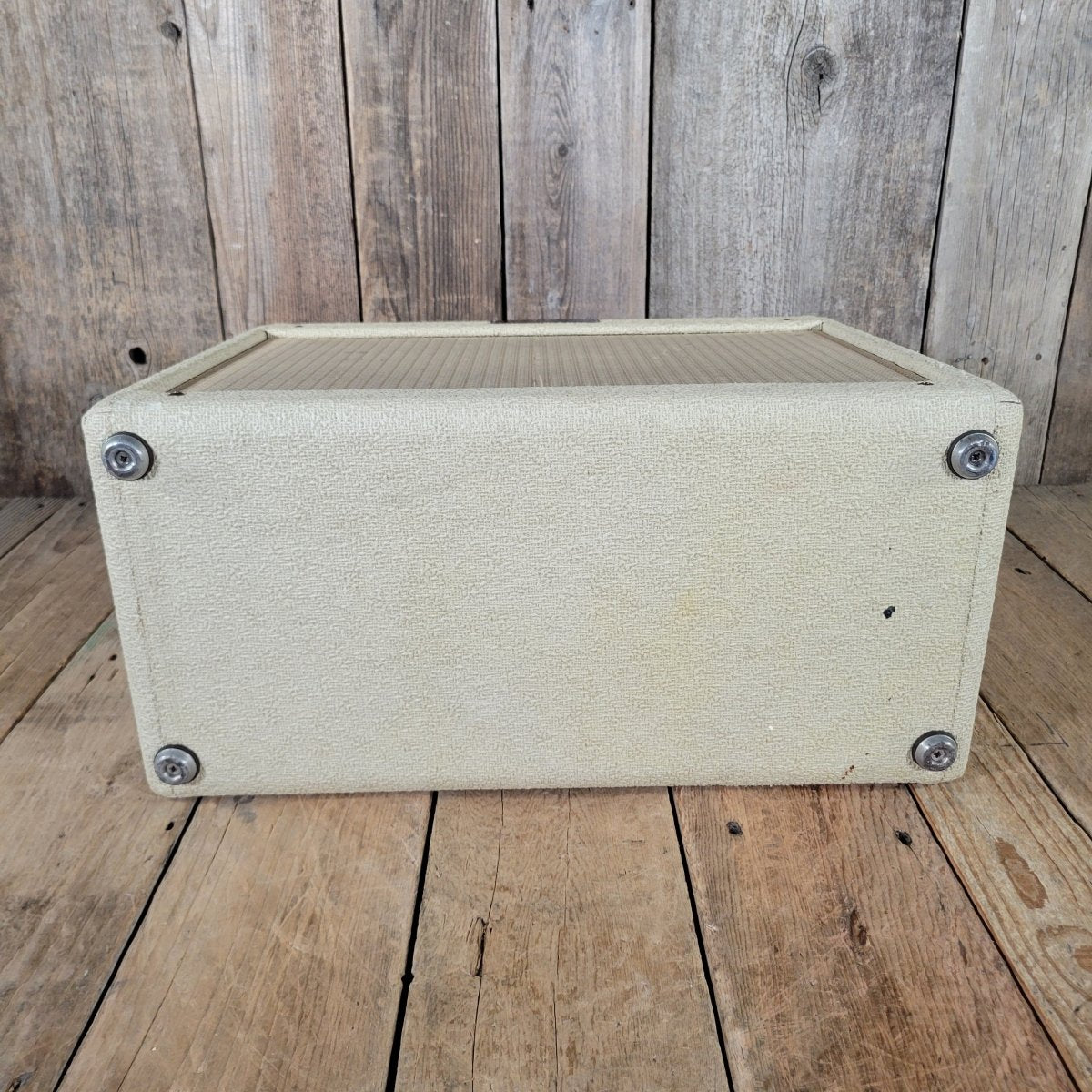 Fender 1958 Deluxe 5E3 Tweed with Factory 1963 White Tolex Recover - Mahar's Vintage Guitars