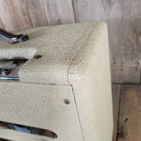 Fender 1958 Deluxe 5E3 Tweed with Factory 1963 White Tolex Recover - Mahar's Vintage Guitars