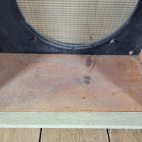 Fender 1958 Deluxe 5E3 Tweed with Factory 1963 White Tolex Recover - Mahar's Vintage Guitars
