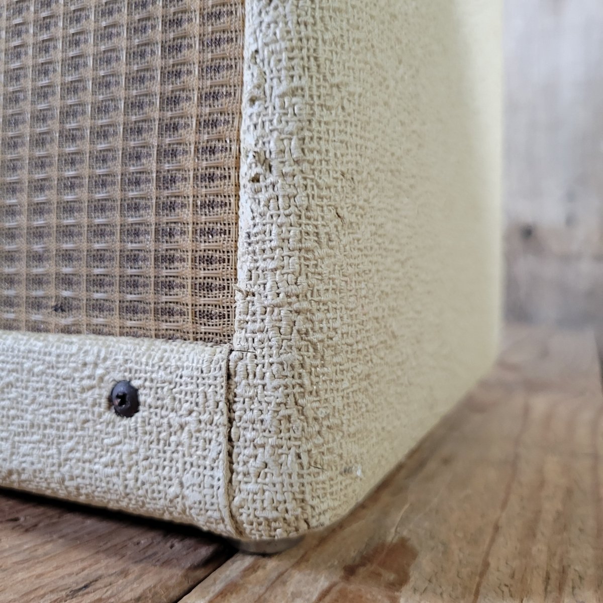 Fender 1958 Deluxe 5E3 Tweed with Factory 1963 White Tolex Recover - Mahar's Vintage Guitars