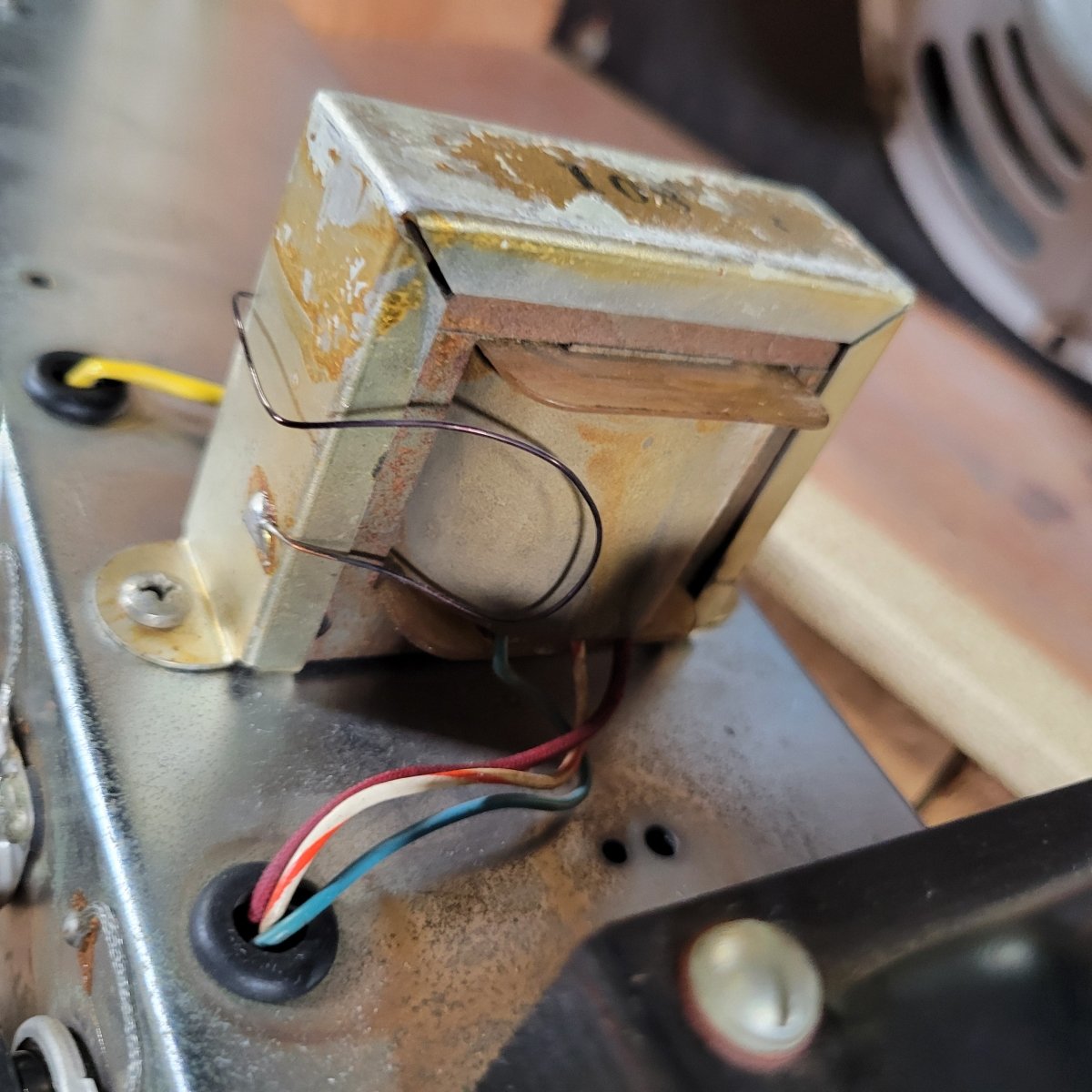 Fender 1958 Deluxe 5E3 Tweed with Factory 1963 White Tolex Recover - Mahar's Vintage Guitars