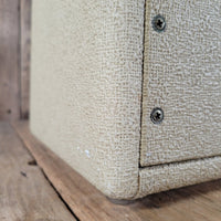 Fender 1958 Deluxe 5E3 Tweed with Factory 1963 White Tolex Recover - Mahar's Vintage Guitars