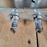 Fender 1958 Deluxe 5E3 Tweed with Factory 1963 White Tolex Recover - Mahar's Vintage Guitars