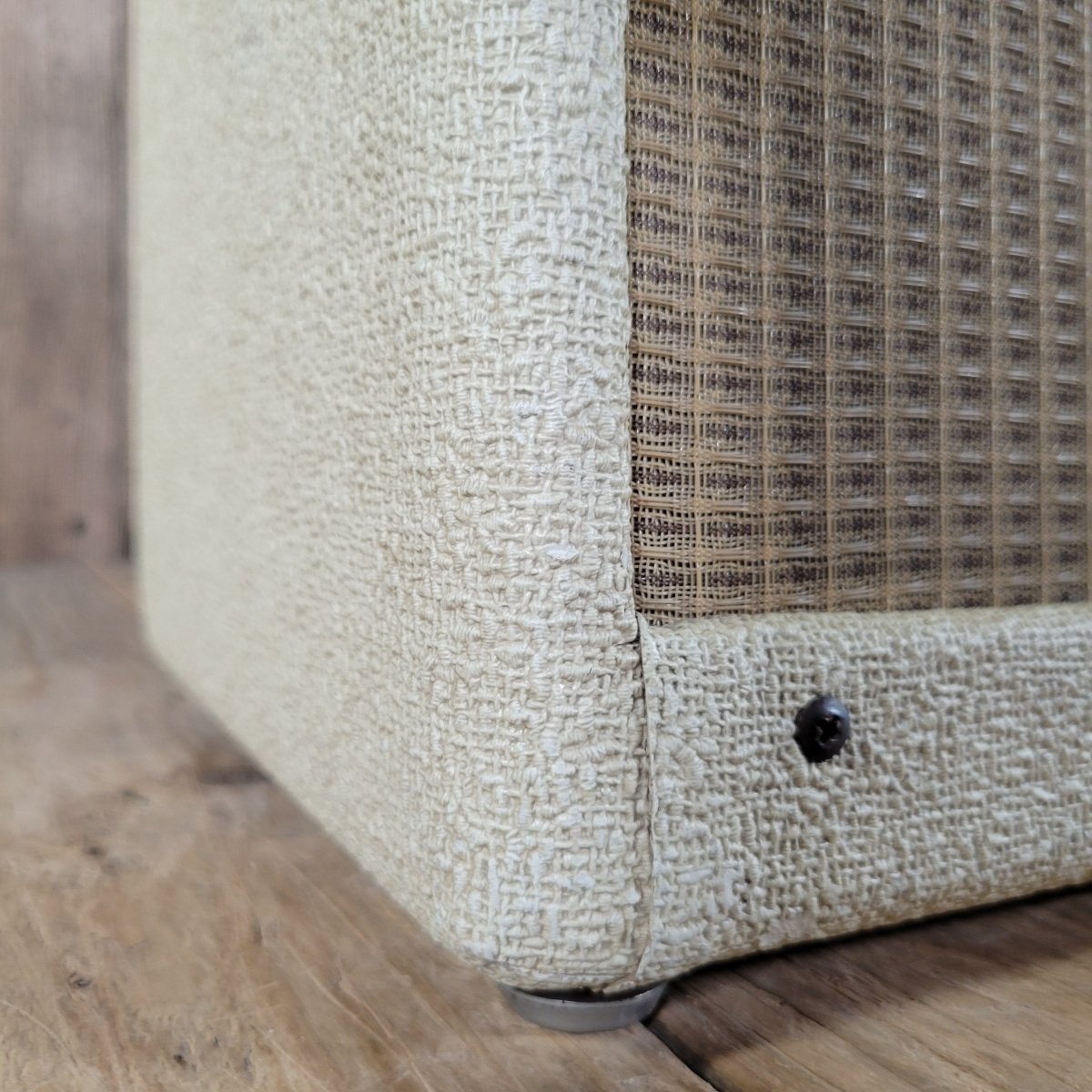 Fender 1958 Deluxe 5E3 Tweed with Factory 1963 White Tolex Recover - Mahar's Vintage Guitars