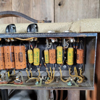 Fender 1958 Deluxe 5E3 Tweed with Factory 1963 White Tolex Recover - Mahar's Vintage Guitars
