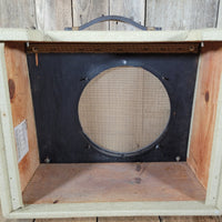 Fender 1958 Deluxe 5E3 Tweed with Factory 1963 White Tolex Recover - Mahar's Vintage Guitars