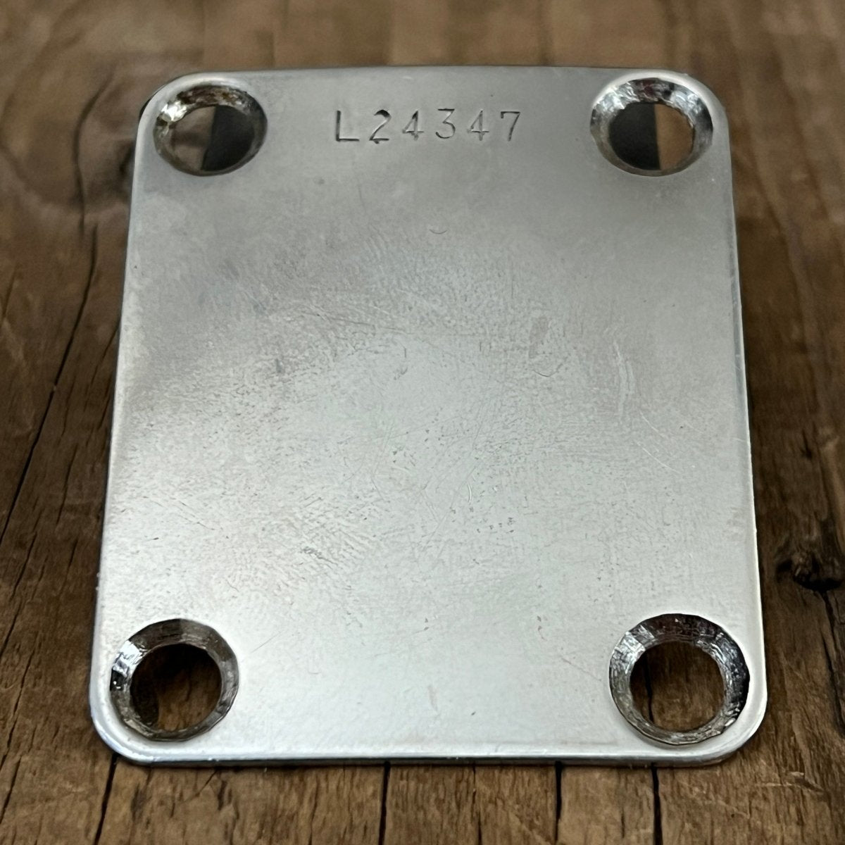 Fender 1963 L series Neckplate Telecaster Stratocaster Jazzmaster Jaguar Jazz Precision - Mahar's Vintage Guitars