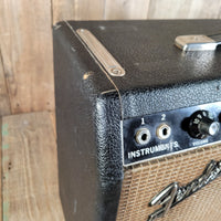 Fender 1965 Princeton Reverb Black Panel – Nickel - Plated Chassis, Vintage Handwired Tube Amp - Mahar's Vintage Guitars