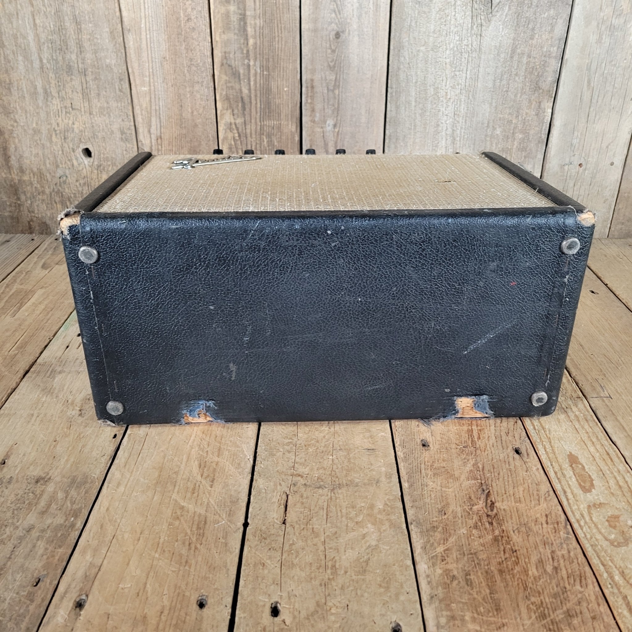 Fender 1965 Princeton Reverb Black Panel – Nickel - Plated Chassis, Vintage Handwired Tube Amp - Mahar's Vintage Guitars