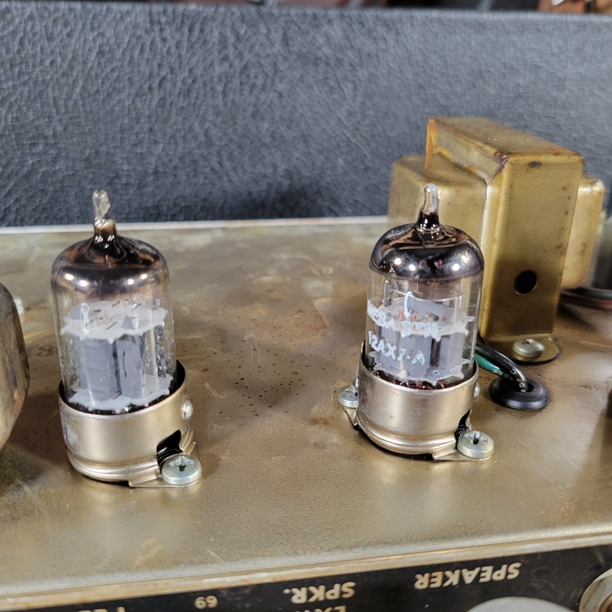 Fender 1965 Princeton Reverb Black Panel – Nickel - Plated Chassis, Vintage Handwired Tube Amp - Mahar's Vintage Guitars