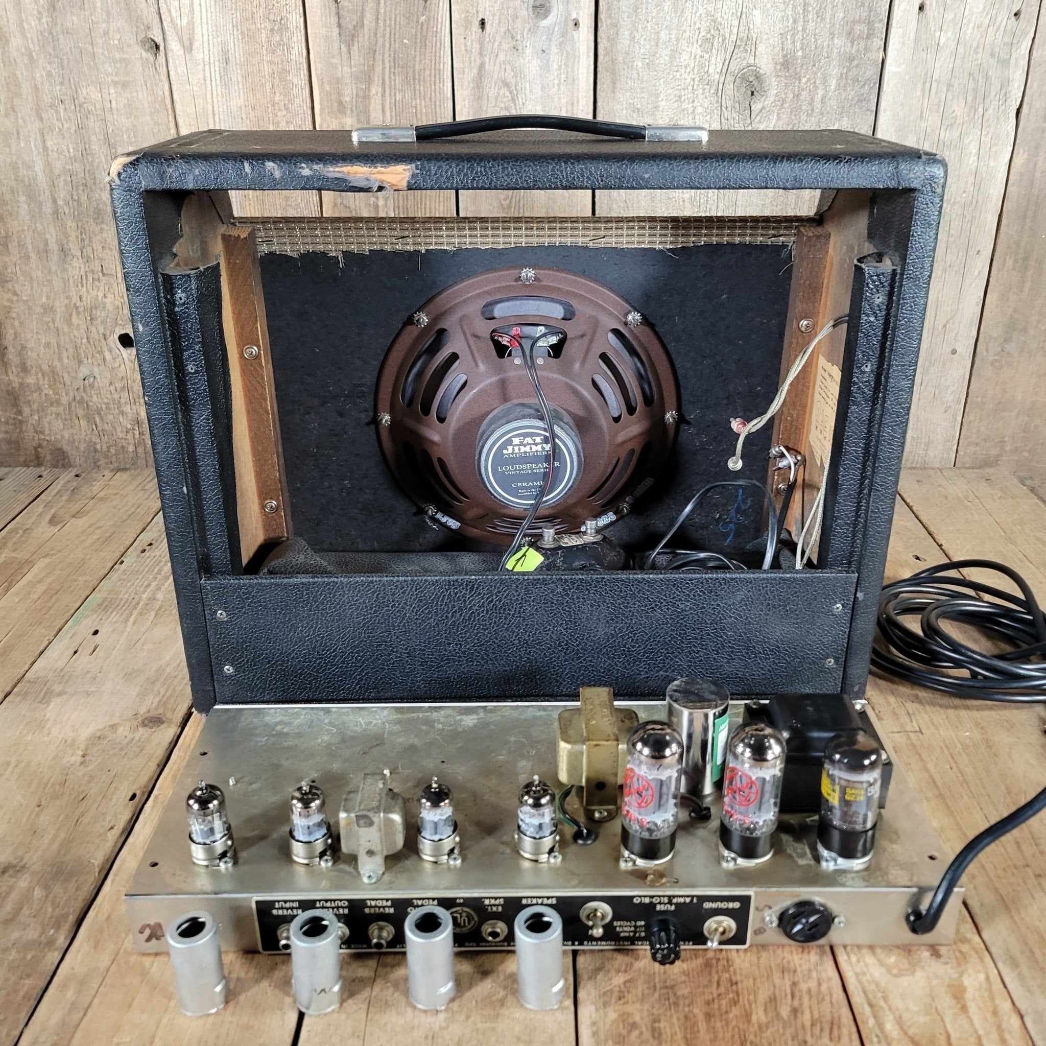 Fender 1965 Princeton Reverb Black Panel – Nickel - Plated Chassis, Vintage Handwired Tube Amp - Mahar's Vintage Guitars