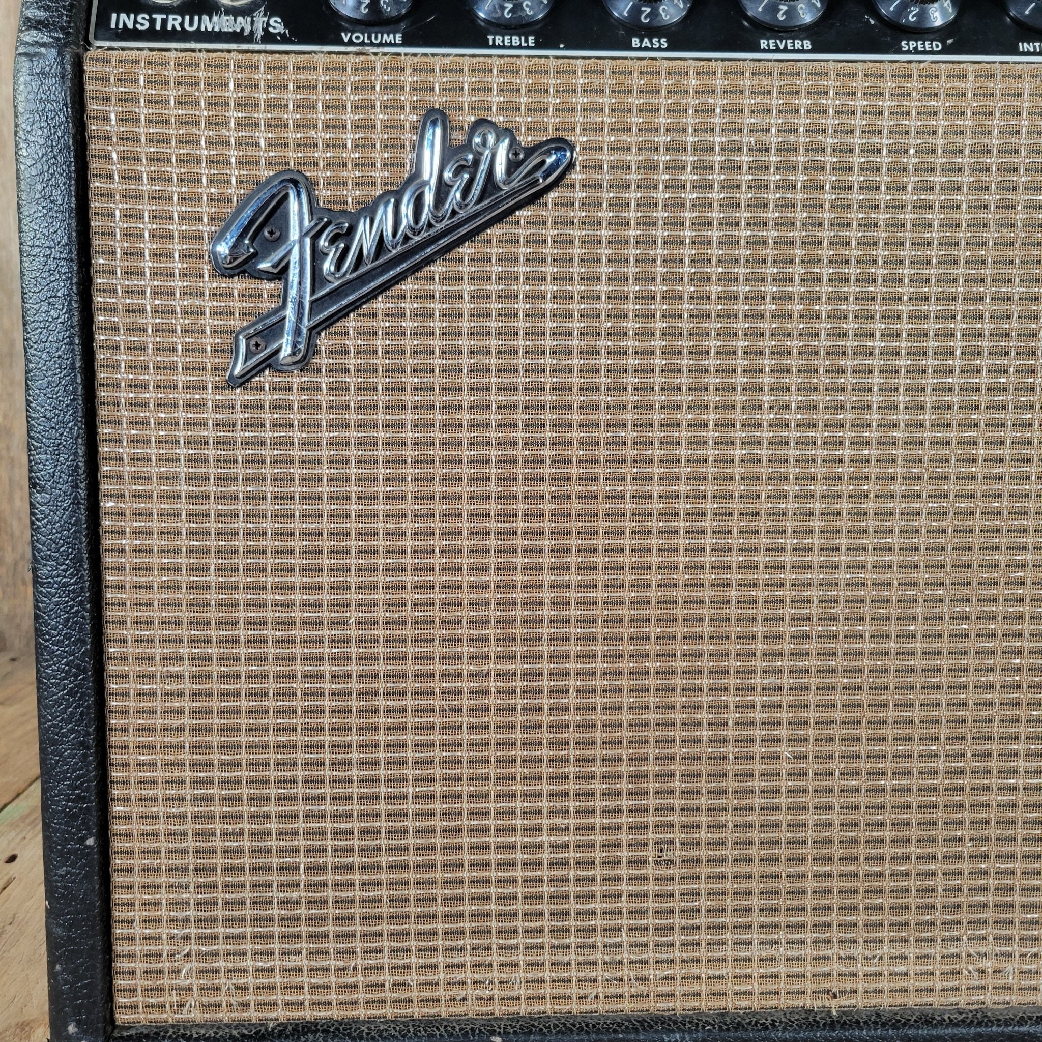 Fender 1965 Princeton Reverb Black Panel – Nickel - Plated Chassis, Vintage Handwired Tube Amp - Mahar's Vintage Guitars