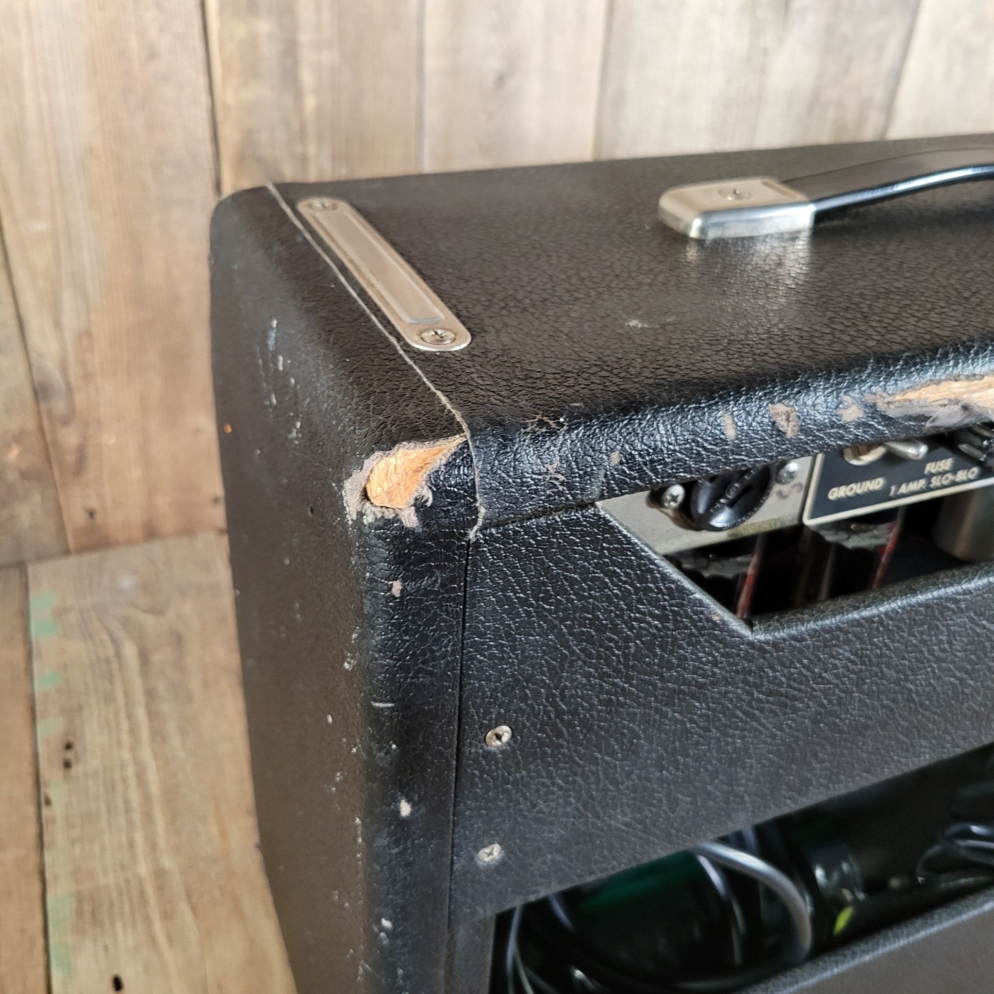 Fender 1965 Princeton Reverb Black Panel – Nickel - Plated Chassis, Vintage Handwired Tube Amp - Mahar's Vintage Guitars