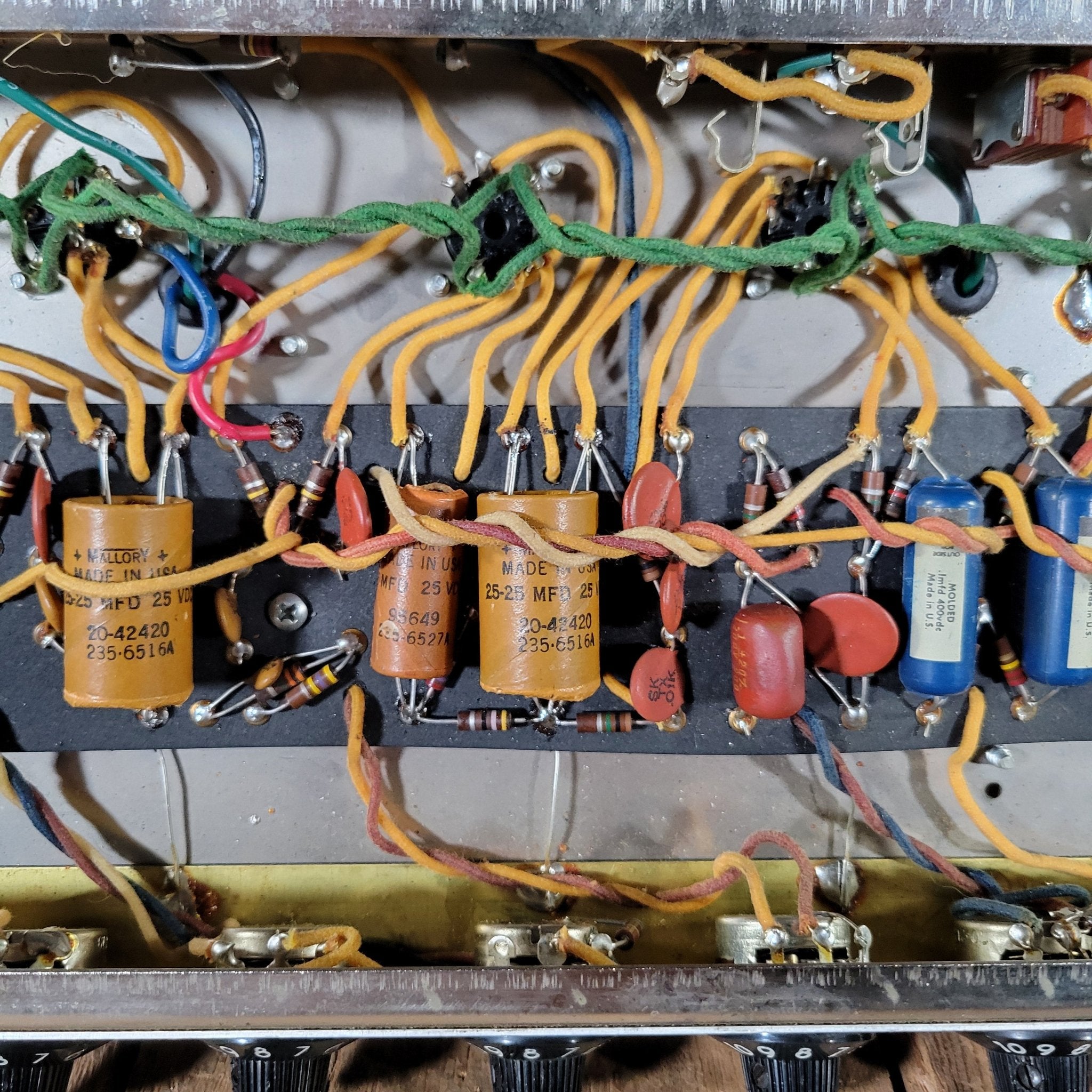 Fender 1965 Princeton Reverb Black Panel – Nickel - Plated Chassis, Vintage Handwired Tube Amp - Mahar's Vintage Guitars