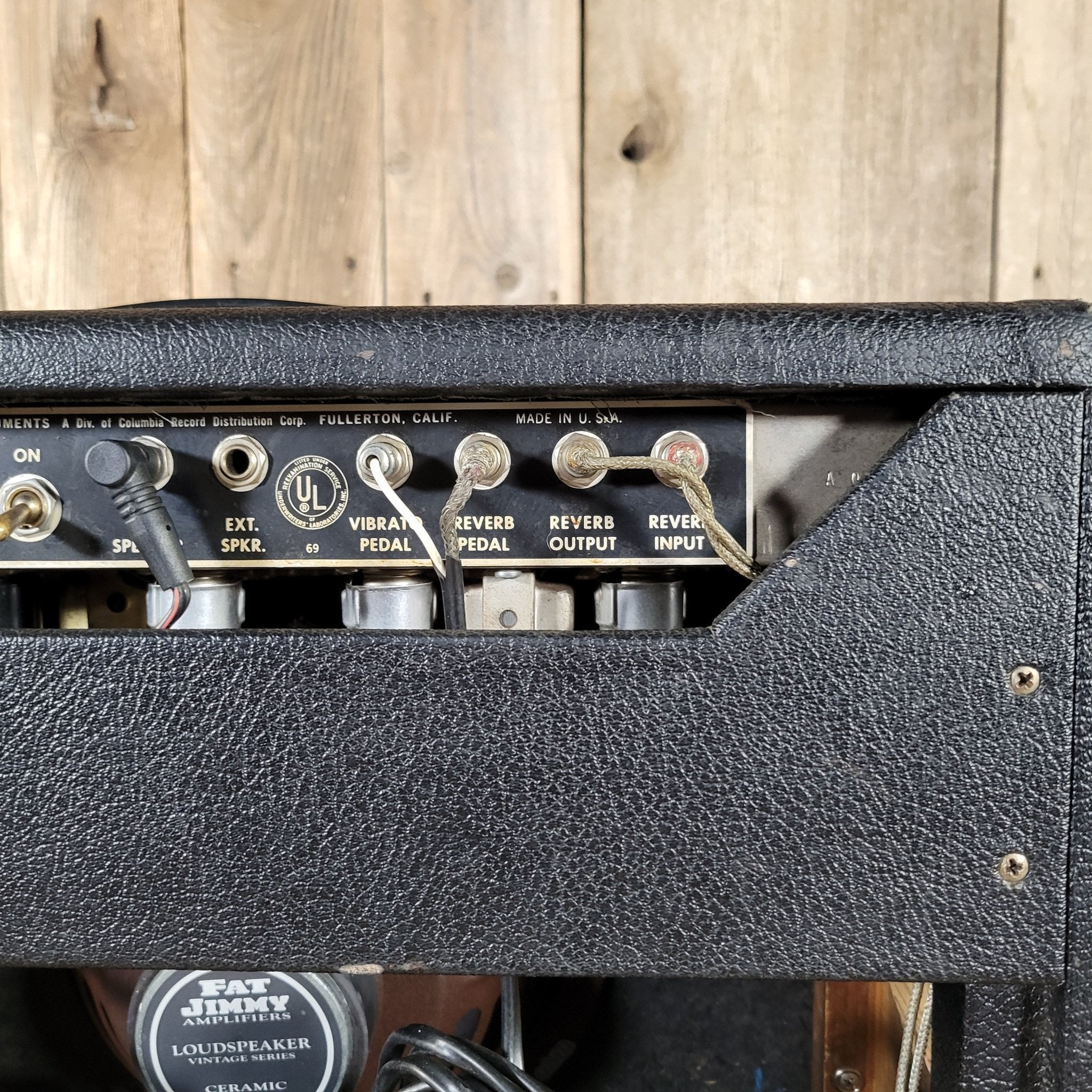 Fender 1965 Princeton Reverb Black Panel – Nickel - Plated Chassis, Vintage Handwired Tube Amp - Mahar's Vintage Guitars