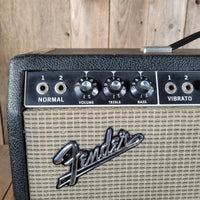 Fender 1967 Deluxe Reverb Black Panel – 22 - Watt AB763 Tube Combo with Spring Reverb & Tremolo - Mahar's Vintage Guitars