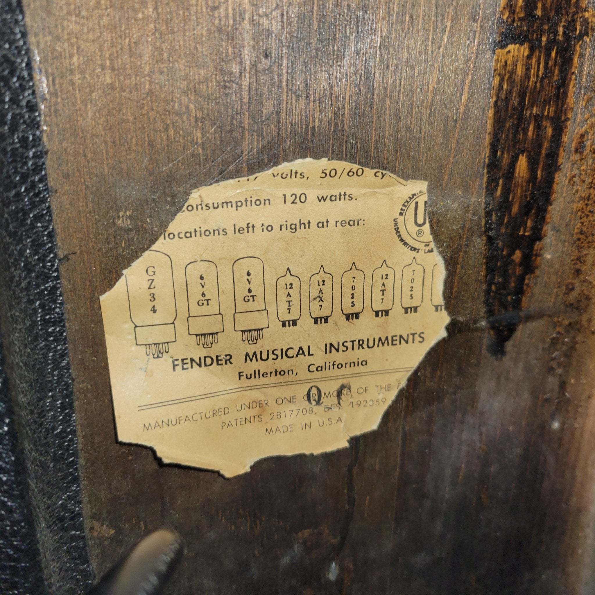 Fender 1967 Deluxe Reverb Black Panel – 22 - Watt AB763 Tube Combo with Spring Reverb & Tremolo - Mahar's Vintage Guitars