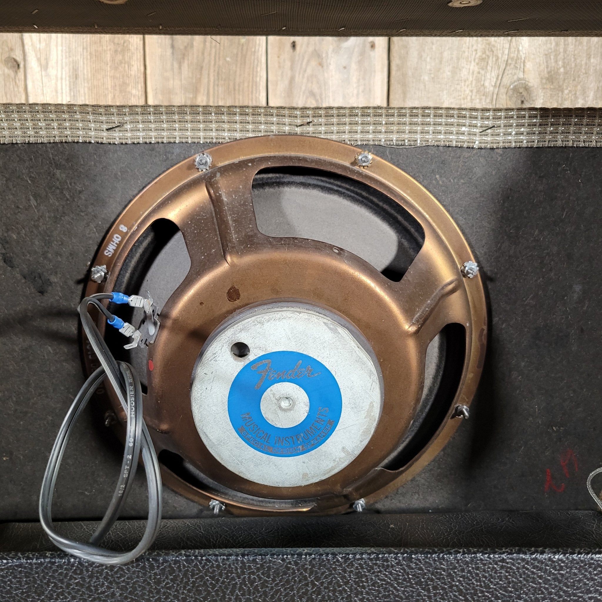 Fender 1967 Deluxe Reverb Black Panel – 22 - Watt AB763 Tube Combo with Spring Reverb & Tremolo - Mahar's Vintage Guitars