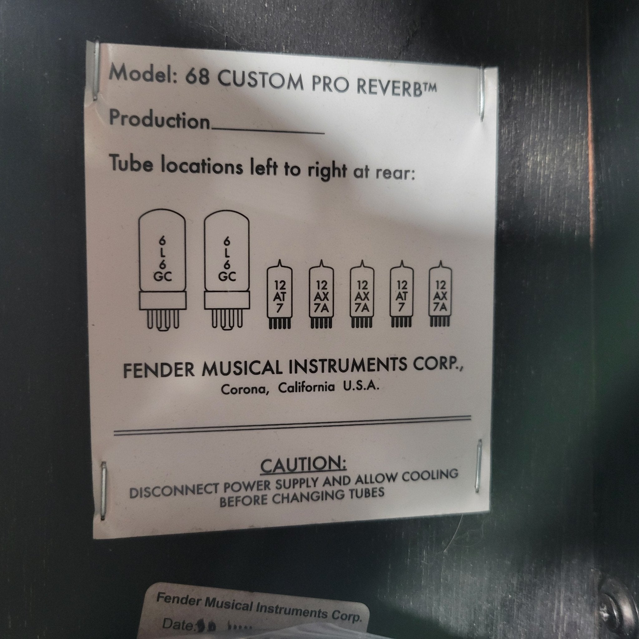 Fender 2021 Pro Reverb '68 Custom Drip Edge Reissue – 40 Watt All Tube Combo Amp with Vintage Vibe - Mahar's Vintage Guitars