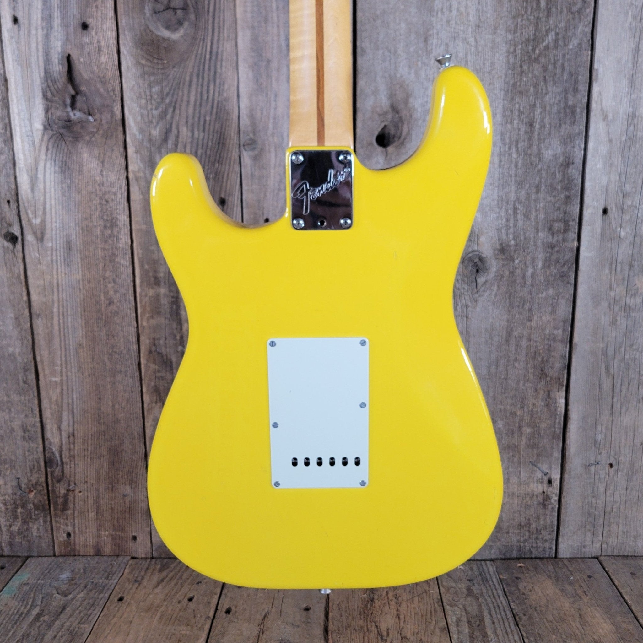 Fender American Standard Stratocaster Graffiti Yellow 1989 – Rare Custom Color Vintage USA Strat - Mahar's Vintage Guitars