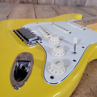 Fender American Standard Stratocaster Graffiti Yellow 1989 – Rare Custom Color Vintage USA Strat - Mahar's Vintage Guitars