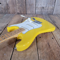 Fender American Standard Stratocaster Graffiti Yellow 1989 – Rare Custom Color Vintage USA Strat - Mahar's Vintage Guitars