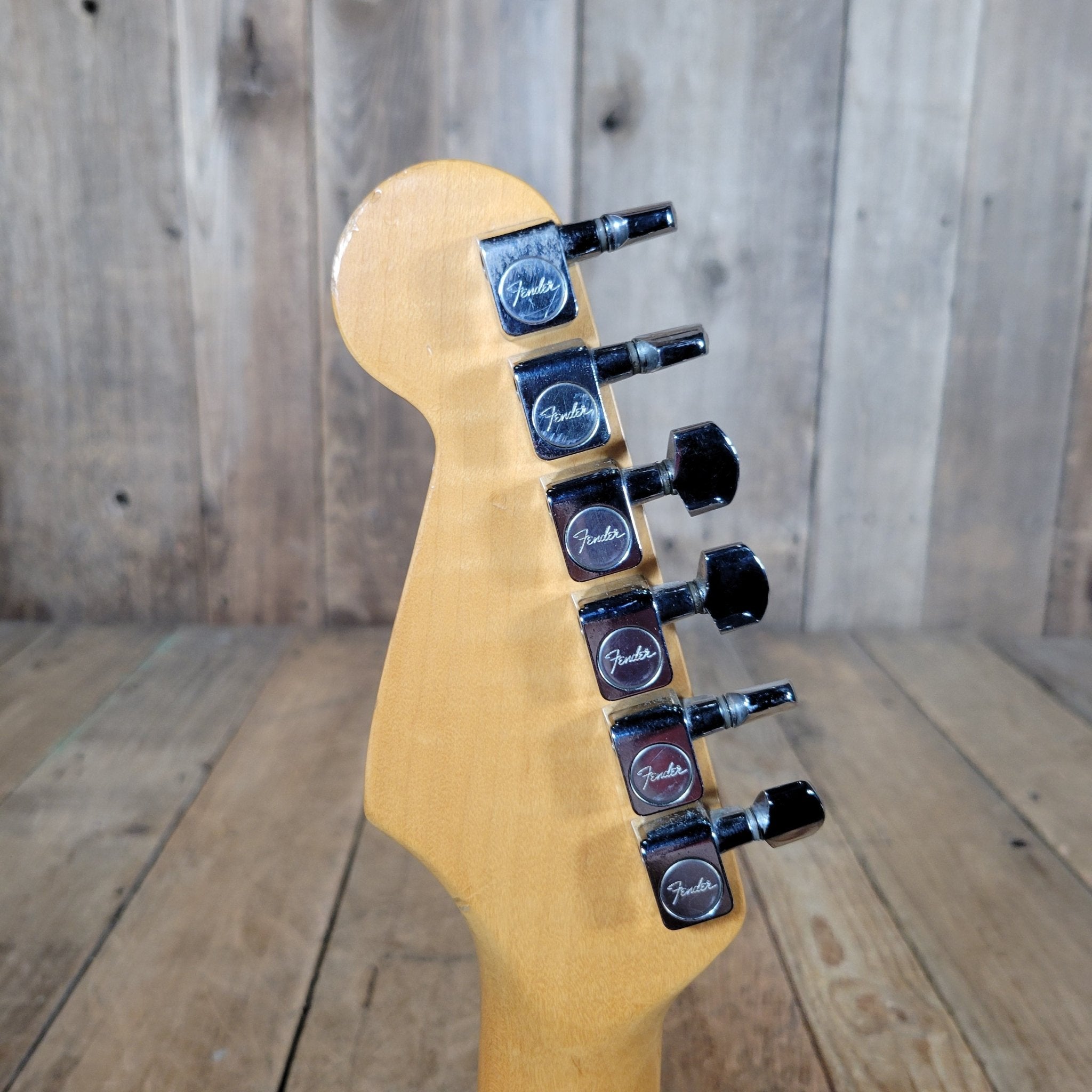 Fender American Standard Stratocaster Graffiti Yellow 1989 – Rare Custom Color Vintage USA Strat - Mahar's Vintage Guitars