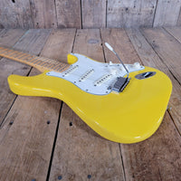 Fender American Standard Stratocaster Graffiti Yellow 1989 – Rare Custom Color Vintage USA Strat - Mahar's Vintage Guitars