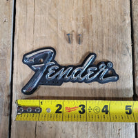 Fender Amp Logo 1970s 1978 With Screws - Mahar's Vintage Guitars